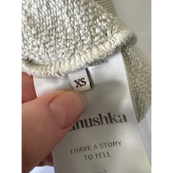 NANUSHKA Remy Embroidered Sand Cotton Sweatshirt Size XS - Picture 6 of 7